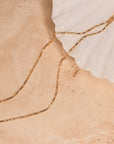 Soleil Kiss Minimalist Chain Necklace