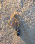 Labradorite Threader Earrings