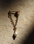 Pearl Drop Chain Earring(single)