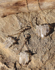 Raw Quartz Crystal & Hematite Cascade Necklace