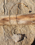 Raw Quartz Crystal & Hematite Cascade Necklace
