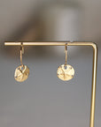 Sand Doller Drop Earrings