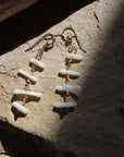 White Coral Sway Earrings