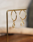 Horse Shoe Hoop Earrings