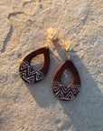 Native Spirit  Hand Painted Earrings